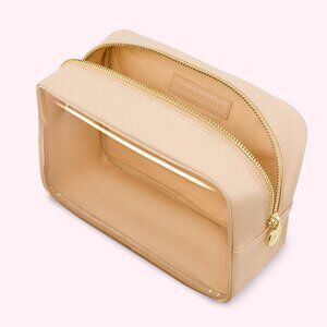💛 Stoney Clover Lane Clear Front Large Pouch in Sand